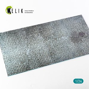 PAVING STONE ROAD BASE - ACRYLIC 3mm (180 x 357mm) (Plastic model)