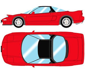 Honda NSX-R (NA1) 1992 Head lamp open フォーミュラレッド (ミニカー)