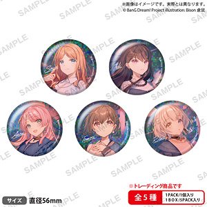 BanG Dream！ It`s MyGO!!!!! トレーディングホログラム缶バッジ 記念ビジュアル ver. (5個セット) (キャラクターグッズ)