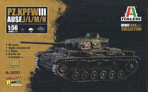 WWII German Pz.Kpfw.III Ausf.J/L/M/N (Plastic model)