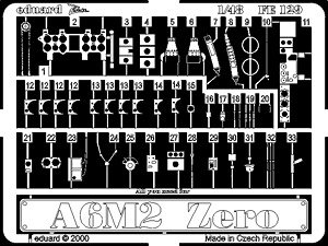 零戦21型 ズームエッチングパーツ (ハセガワ用) (プラモデル)