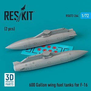 F-16用600ガロン増槽w/パイロン (2個入) (プラモデル)