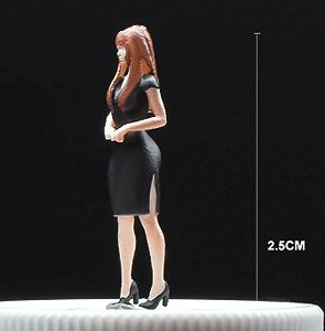Greeting Girl - Black Skirt (Diecast Car)