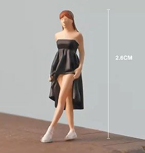 Flirty long skirt - Black (Diecast Car)
