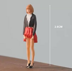 Fluttering skirt - Red (Diecast Car)