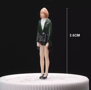 Fluttering Skirt - Black (Diecast Car)