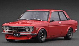 Datsun Bluebird (510) Red (ミニカー)