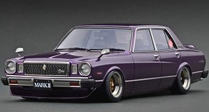Toyota MarkII Sedan Grande (MX41) Purple Metallic (ミニカー)