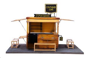 MMM Toys 1/12 Container Cafe (Fashion Doll)