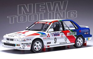 三菱 ギャラン VR-4 1990年RACラリー 2位 #9 K.Eriksson/S.Parmander (ミニカー)