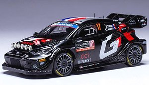 トヨタ GRヤリス Rally1 2024年モンテカルロラリー #17 S.Ogier/V.Landals (ミニカー)