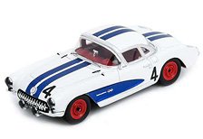 Corvette C1 V8 No.4 4th Sebring 12H 1957 G.Andrey - D.Thompson (ミニカー)