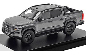 MITSUBISHI TRITON Double Cab 4WD (2024) グラファイトグレーメタリック (ミニカー)