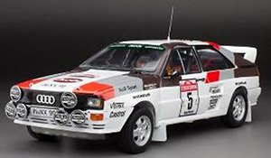 Audi Quattro A2 1983 Sanremo Rally #5 H.Mikkola / A.Hertz (Movie `Race of the Glory` with Headlight Parts) (Diecast Car)