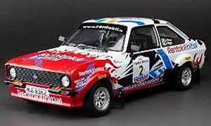 フォード エスコート RS1800 2019年 2ndレントキル イニシャル キラニー ヒストリック ラリー #2 C.ブリーン/P.ネーグル (ミニカー)