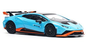 LAMBORGHINI HURACAN STO BLU LAUFEY/ARANCIO XANTO (ミニカー)