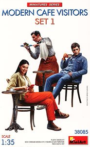 MODERN CAFE VISITORS SET 1 (Plastic model)