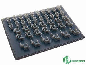 WWII German Gun Rack Set for Half-track (Plastic model)