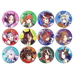 ウマ娘 プリティーダービー キャラバッジコレクション A 熱血ハチャメチャ大感謝祭！ (12個セット) (キャラクターグッズ)
