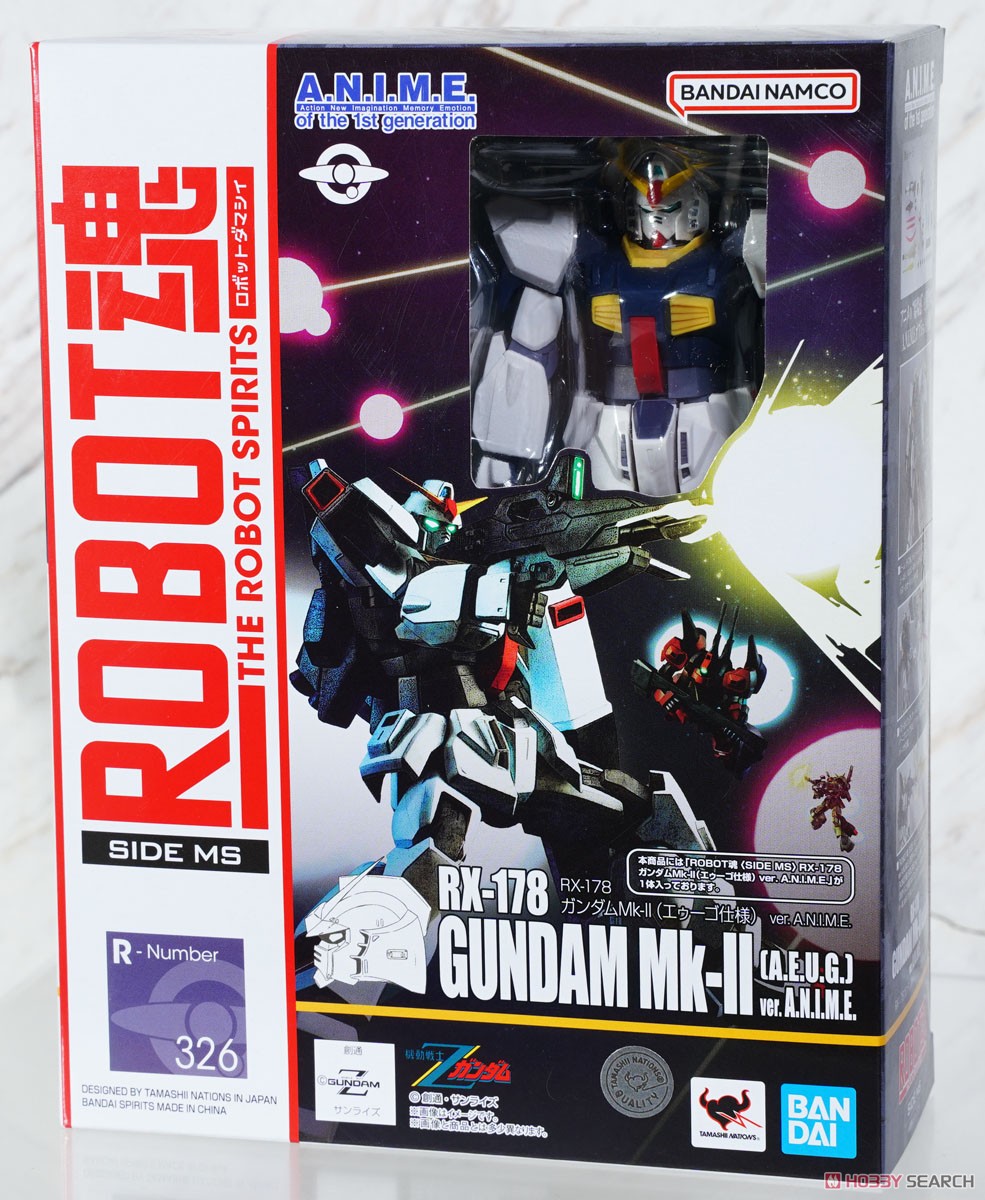 ROBOT魂 ＜ SIDE MS ＞ RX-178 ガンダムMk-II(エゥーゴ仕様) ver. A.N.I.M.E. (完成品) パッケージ1