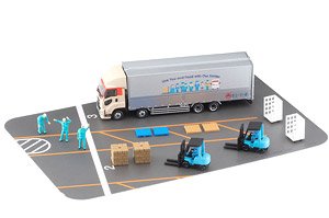 The Truck Collection Logistics Site Wing Van Set D Kewso-Bin (Model Train)