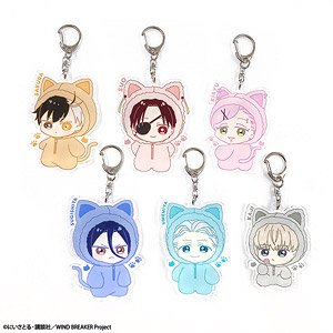 Animation [Wind Breaker] Trading Acrylic Key Ring [Kigurumi] (Set of 6) (Anime Toy)