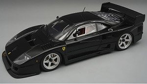 フェラーリ F40 LM プレスバージョン グロスブラック w/5スポーク シルバーリムズ (ミニカー)