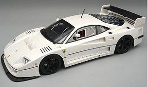 フェラーリ F40 LM パールメタリックホワイト w/5スポーク ブラックリムズ (ミニカー)
