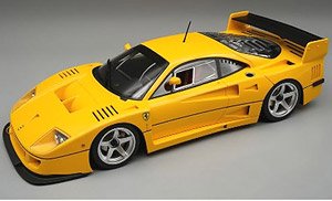 フェラーリ F40 LM プレスバージョン モデナイエロー w/5スポーク シルバーリムズ (ミニカー)
