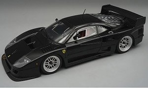 フェラーリ F40 LM グロスブラックバージョン w/エンケイシルバーリムズ (ミニカー)