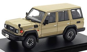 Toyota LAND CRUISER 70 AX (2023) ベージュ (ミニカー)