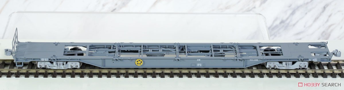 1/80(HO) J.R. Container Wagon Type KOKI106 (New Color, without Container) (Model Train) 商品画像1