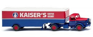 (HO) ヘンシェル ボックスセミトレーラー 「Kaisers Kaffee」 (鉄道模型)