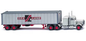 (HO) ピータービルト コンテナトラクタートレーラー 「Sealand」 (鉄道模型)