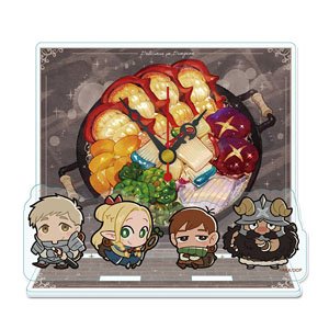 Delicious in Dungeon Mini Acrylic Table Clock (Anime Toy)