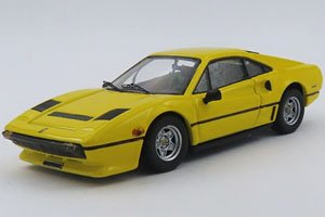 フェラーリ 208 GTB ターボ 1980 イエロー (ミニカー)