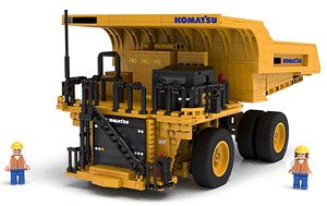 Komatsu Mining Dump Block Set (Block Toy)