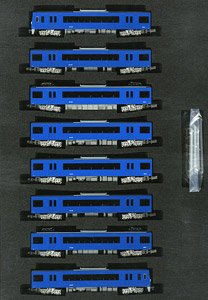 Keikyu Type 2100 (KEIKYU BLUE SKY TRAIN, without Logo) Eight Car Formation Set (w/Motor) (8-Car Set) (Pre-colored Completed) (Model Train)