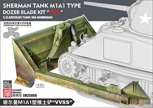 Sherman Tank M1A1 Dozer Blade `VVSS` (Plastic model)