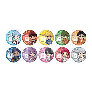 Kuroko`s Basketball Trading Mat Can Badge Mini Chara End of Practice Ver. (Set of 10) (Anime Toy)