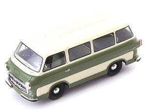 Skoda 979-II 1957 アイボリー/ライトグリーン (ミニカー)
