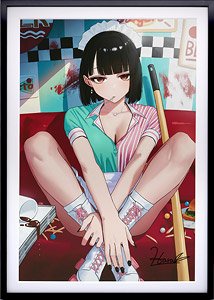 【50枚限定】 はらけんし先生直筆サイン入り X-ART製 A3+サイズジークレー