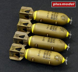 Bombs 250 lb (4 Pices) (Plastic model)