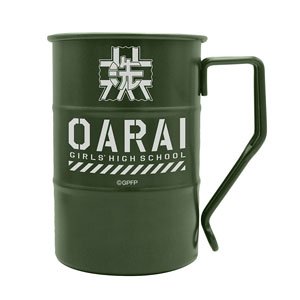 Girls und Panzer das Finale Oarai Girls High School Drum Can Mug Cup (Anime Toy)