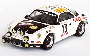 Alpine Renault A110 1978 Le Tour de Corse #18 Ange-Marie Venturini / Dominique Simonini (Diecast Car)
