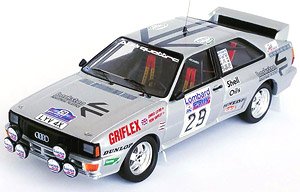 アウディ クアトロ 1984年RACラリー 16位 #29 Chris Lord / Ron Varley (ミニカー)
