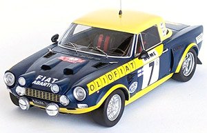 フィアット 124 アバルト ラリー 1976年モンテカルロラリー 6位 #7 Markku Alen / Ilkka Kivimaki (ミニカー)