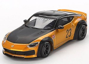 Nissan Z LB★NATION WORKS LB ゴールド (右ハンドル) [ブリスターパッケージ] (ミニカー)
