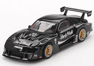マツダ RX-7 LB-Super Silhouette リバティーウォーク ブラック (左ハンドル) [ブリスターパッケージ] (ミニカー)