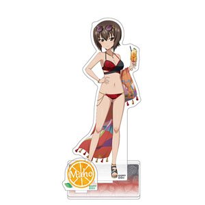 Girls und Panzer: Senshado Daisakusen! Acrylic Stand (Maho Nishizumi / Swimwear 2023) (Anime Toy)